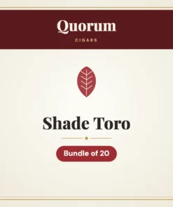 Quorum Shade Toro Cigars – Bundle of 20