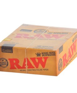 RAW King Size Supreme Rolling Papers – Pack of 24