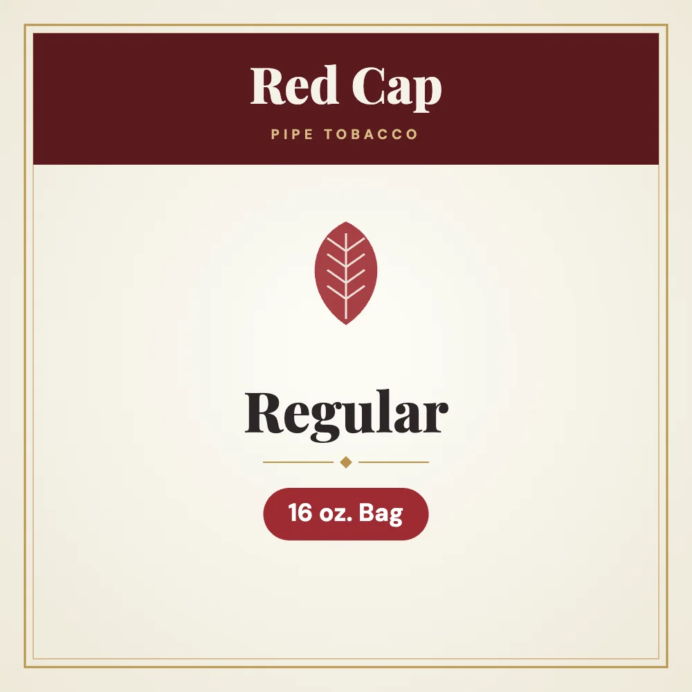 Red Cap Regular Pipe Tobacco 16 oz. Bag 1 Red Cap Regular Pipe Tobacco 16 oz. Bag
