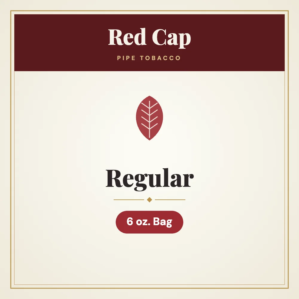 Red Cap Regular Pipe Tobacco 6 oz. Bag 1 Red Cap Regular Pipe Tobacco 6 oz. Bag