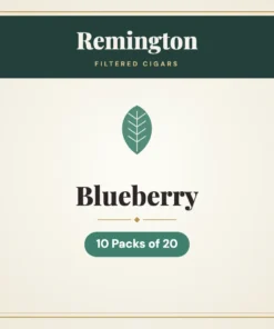 Remington Blueberry Filtered Cigars – 10 Packs of 20