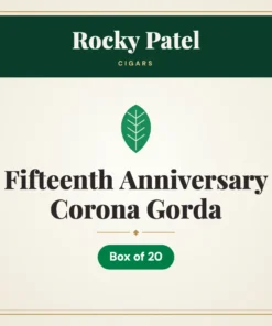 Rocky Patel Fifteenth Anniversary Corona Gorda Cigars – Box of 20