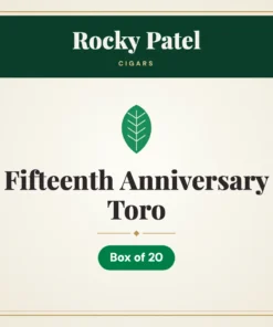 Rocky Patel Fifteenth Anniversary Toro Cigars – Box of 20