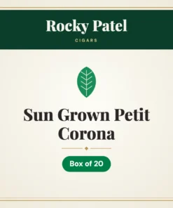 Rocky Patel Sun Grown Petit Corona Cigars – Box of 20