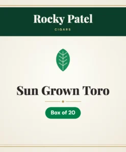 Rocky Patel Sun Grown Toro Cigars – Box of 20