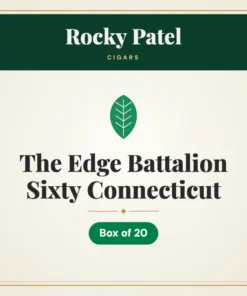 Rocky Patel The Edge Battalion Sixty Connecticut Cigars – Box of 20