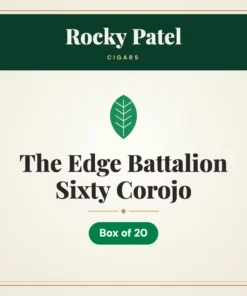 Rocky Patel The Edge Battalion Sixty Corojo Cigars – Box of 20