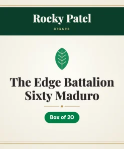 Rocky Patel The Edge Battalion Sixty Maduro Cigars – Box of 20