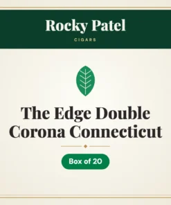 Rocky Patel The Edge Double Corona Connecticut Cigars – Box of 20