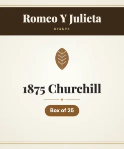 Romeo Y Julieta 1875 Churchill Cigars – Box of 25