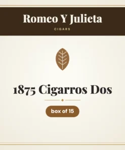 Romeo Y Julieta 1875 Cigarros Dos Cigars – box of 15