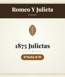 Romeo Y Julieta 1875 Julietas Cigars – 6 Packs of 10