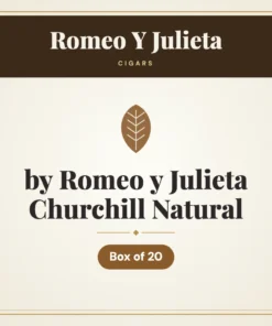 Romeo Y Julieta by Romeo y Julieta Churchill Natural Cigars – Box of 20