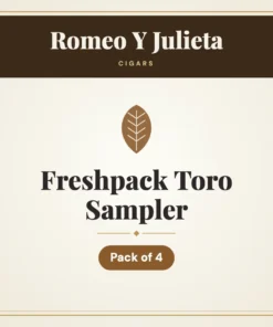 Romeo Y Julieta Freshpack Toro Sampler Cigars – Pack of 4