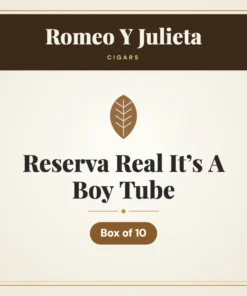 Romeo Y Julieta Reserva Real It’s A Boy Tube Cigars – Box of 10