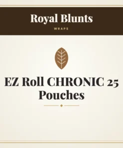 Royal Blunts EZ Roll CHRONIC 25 Pouches Wraps