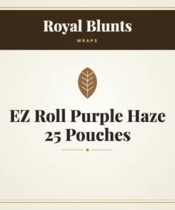 Royal Blunts EZ Roll Purple Haze 25 Pouches Wraps