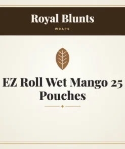 Royal Blunts EZ Roll Wet Mango 25 Pouches Wraps