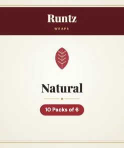 Runtz Natural Wraps – 10 Packs of 6