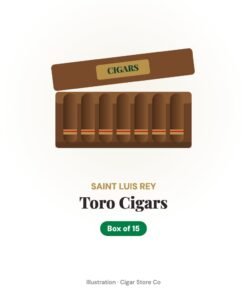 Saint Luis Rey Toro Cigars – Box of 15