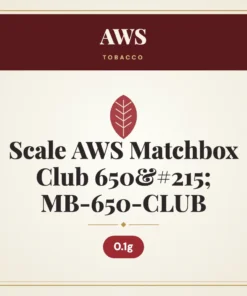 Scale AWS Matchbox Club 650×0.1g MB-650-CLUB
