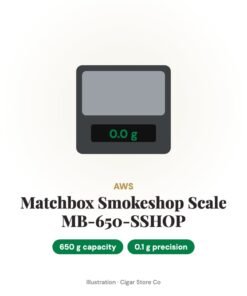 Scale AWS Matchbox Smokeshop 650g X 0.1g MB-650-SSHOP