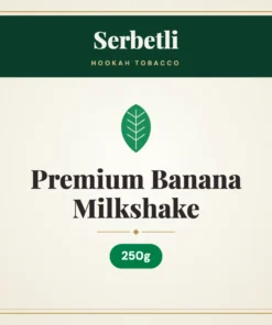 Serbetli Premium Banana Milkshake Hookah Tobacco 250g