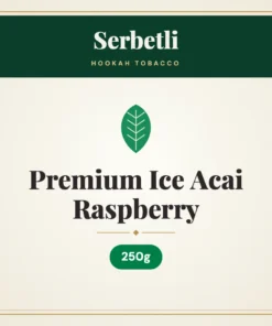 Serbetli Premium Ice Acai Raspberry Hookah Tobacco – 250g