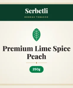 Serbetli Premium Lime Spice Peach Hookah Tobacco 250g