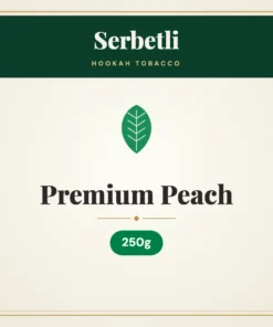 Serbetli Premium Peach Hookah Tobacco 250g
