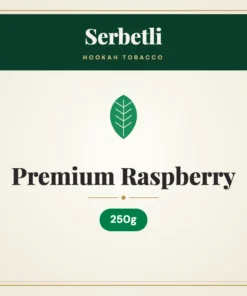 Serbetli Premium Raspberry Hookah Tobacco – 250g