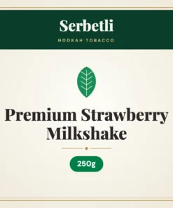 Serbetli Premium Strawberry Milkshake Hookah Tobacco 250g
