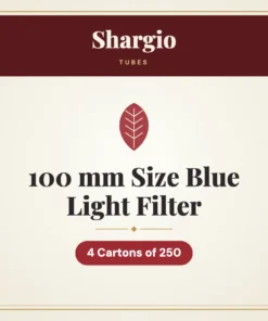 Shargio 100 mm Size Blue Light Filter Tubes – 4 Cartons of 250
