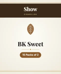 Show BK Sweet Cigarillos – 15 Packs of 2
