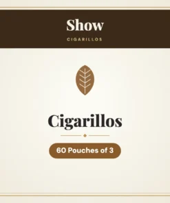 Show Cigarillos – 60 Pouches of 3