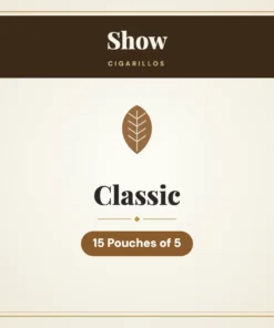 Show Classic Cigarillos – 15 Pouches of 5
