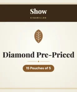 Show Diamond Cigarillos Pre-Priced – 15 Pouches of 5