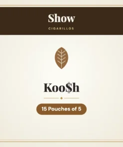 Show Koo$h Cigarillos – 15 Pouches of 5