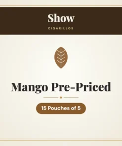 Show Mango Cigarillos Pre-Priced – 15 Pouches of 5