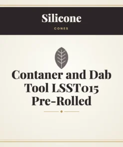 Silicone Contaner and Dab Tool LSST015 Pre-Rolled Cones