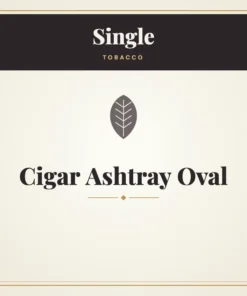 Single Cigar Ashtray Oval