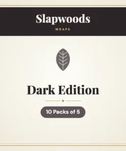 Slapwoods Dark Edition Wraps – 10 Packs of 5