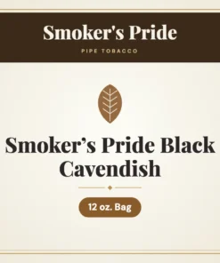 Smoker’s Pride Black Cavendish Pipe Tobacco – 12 oz. Bag