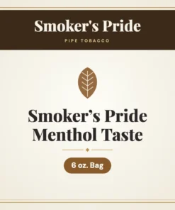 Smoker’s Pride Menthol Taste Pipe Tobacco – 6 oz. Bag