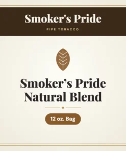 Smoker’s Pride Natural Blend Pipe Tobacco – 12 oz. Bag