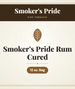 Smoker’s Pride Rum Cured Pipe Tobacco – 12 oz. Bag