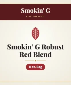 Smokin’ G Robust Red Blend Pipe Tobacco – 8 oz. Bag