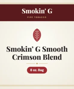 Smokin’ G Smooth Crimson Blend Pipe Tobacco – 8 oz. Bag
