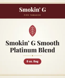 Smokin’ G Smooth Platinum Blend Pipe Tobacco – 8 oz. Bag