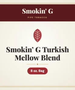 Smokin’ G Turkish Mellow Blend Pipe Tobacco – 8 oz. Bag